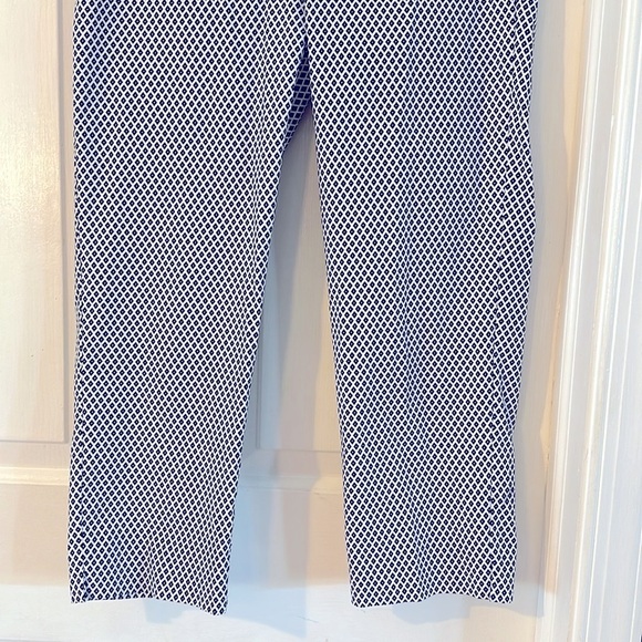 NWOT Women’s Swing Control Black & White Diamond Print Golf Ankle Pants Size 6 - Picture 3 of 9